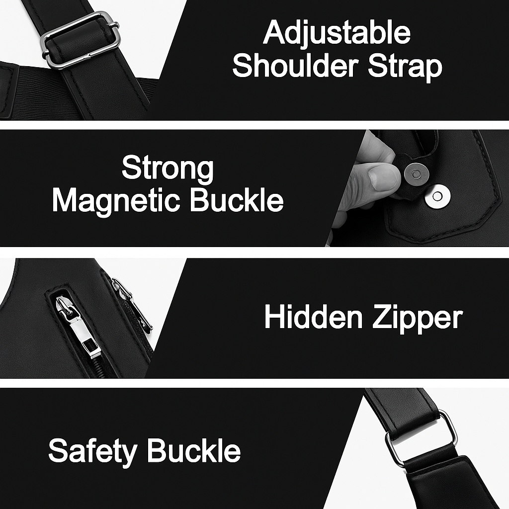 Lavaro™ Premium Leather Shoulder Bag