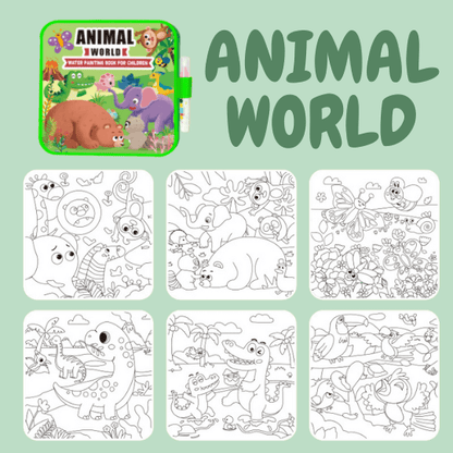 Lavaro™ Montessori Mess-Free Water Coloring Book