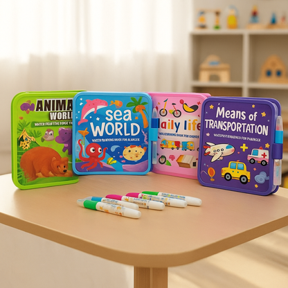 Lavaro™ Montessori Mess-Free Water Coloring Book